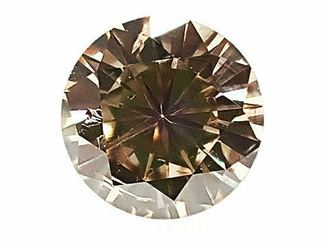 0．447ct　FANCY　LIGHT　BROWN　SI2　ブラウンダイヤモンド　ルース