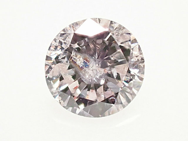 0．234ct　VERY　LIGHT　PURPLISH　PINK　I1　ピンクダイヤモンド　ルース