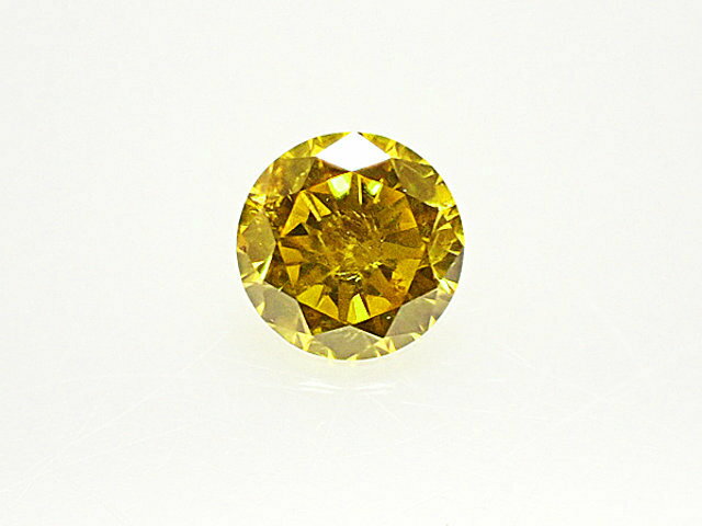 0．122ct　FANCY　VIVID　YELLOW　I1　イエローダイヤモンド　ルース