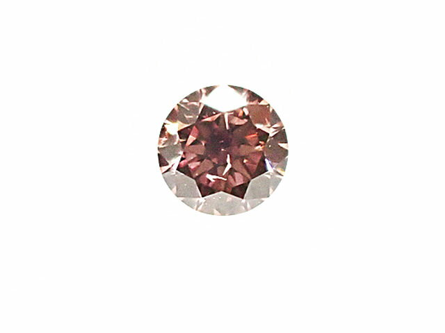 0．060ct　FANCY　ORANGY　PINK　SI2　ピンクダイヤモンド　ルース