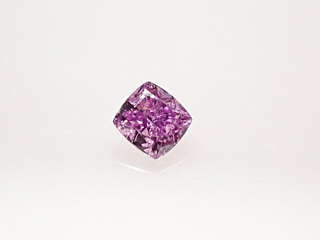 0．081ct　FANCY　VIVID　PINK　PURPLE　SI2　パープルダイヤモンド　ルース