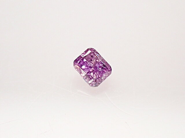 0．064ct　FANCY　VIVID　PINK　PURPLE　I1　パープルダイヤモンド　ルース