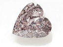 1．001ct　FANCY　LIGHT　BROWNISH　PURPLE　PINK　I1　ハート　ピンクダイヤモンド　ルース