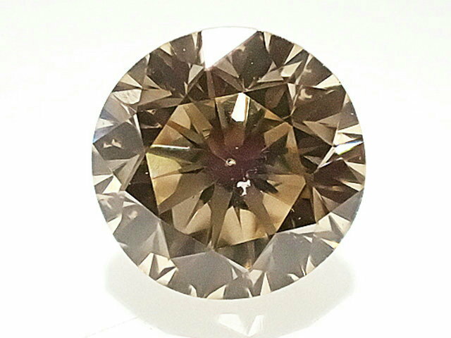 0．504ct　FANCY　LIGHT　BROWN　SI1　ブラウンダイヤモンド　ルース