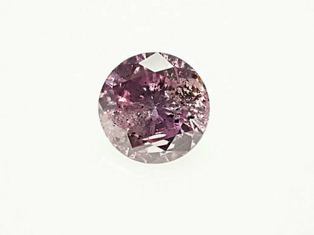 0．129ct　FANCY　PURPLE　PINK　I1　ピンクダイヤモンド　ルース