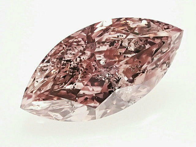 0．819ct　FANCY　BROWN　PINK　I1　ピンクダイヤモンド　ルース