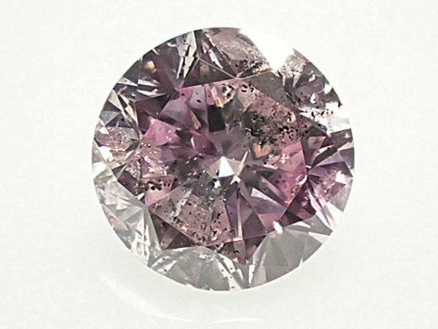 0．316ct　FANCY　PURPLE　PINK　I1　ピンクダイヤモンド　ルース