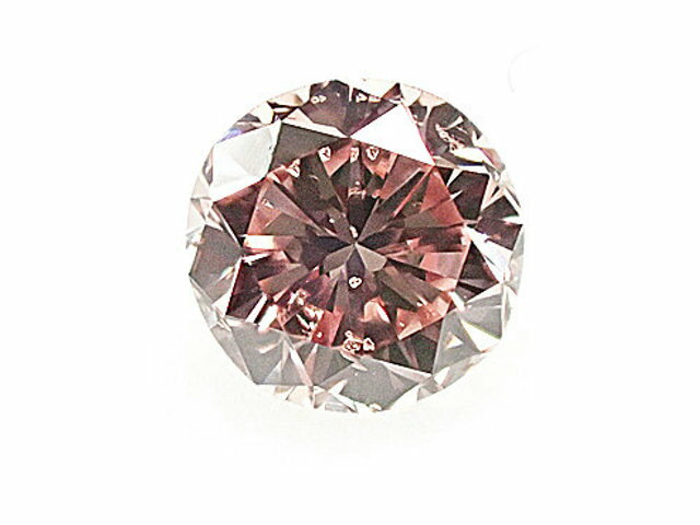 0．244ct　FANCY　ORANGY　PINK　SI1　ピンクダイヤモンド　ルース