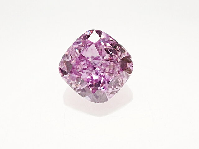 0．229ct FANCY INTENSE PINK PURPLE SI2 パープルダイヤモンド ルース