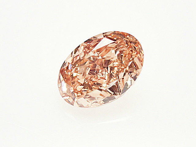 0．351ct　FANCY　PINKISH　ORANGE　VS2　2a型　オレンジダイヤモンド　ルース