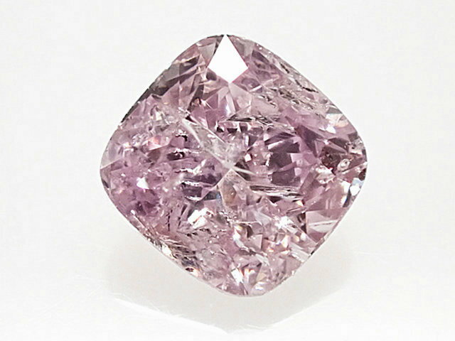 0．504ct　FANCY　PURPLE　PINK　I1　GIA付き　ピンクダイヤモンド　ルース