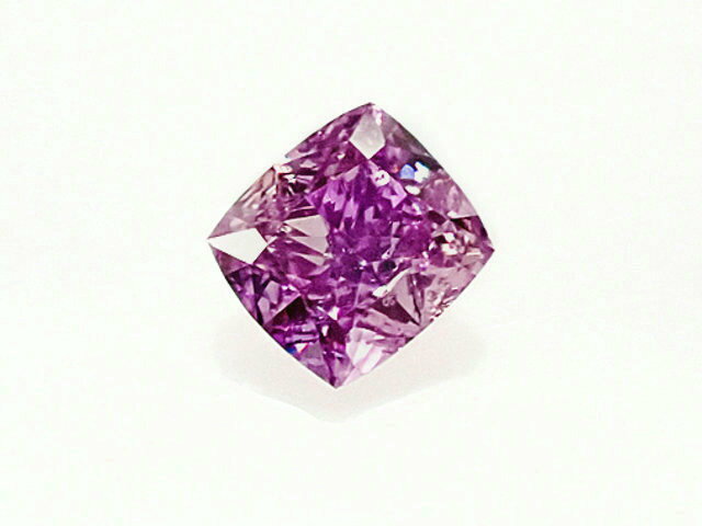 0．167ct　FANCY　INTENSE　PINK　PURPLE　SI2　パープルダイヤモンド　ルース