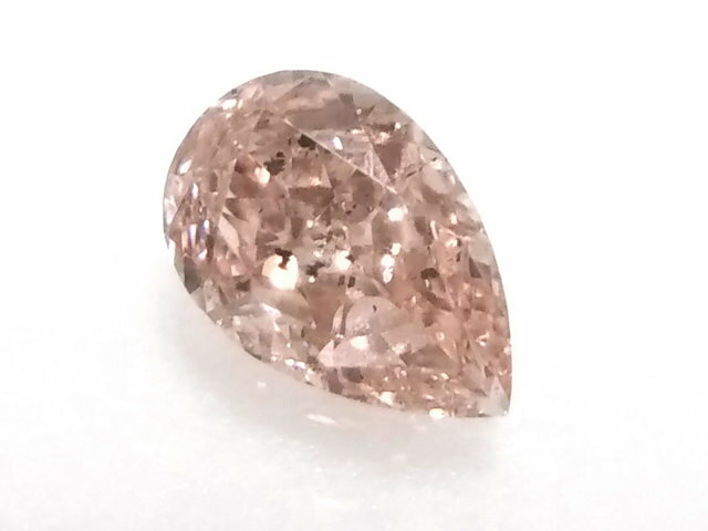 0．303ct　FANCY　ORANGY　PINK　SI2　ピンクダイヤモンド　ルース