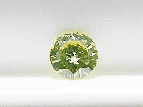 0．059ct　FANCY.GREENISH.YELLOW,SI1 イエローダイヤモンドルース