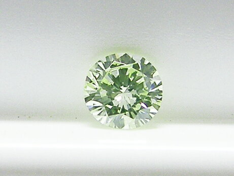 0．066ct　FANCY.LIGHT.YELLOW.GREEN,SI2 グリーンダイヤモンドルース【送料無料】