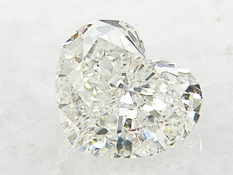 0．408ct　I，SI2，ハートシェイプ　ダイヤモンドルース