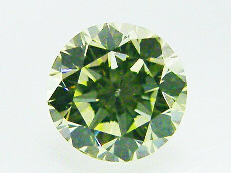 0．210ct　FANCY．YELLOW．GREEN，VS2　グリーンダイヤモンドルース