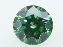 0．381ct　FANCY．INTENSE．GREEN，SI1，色処理　グリーンダイヤモンドルース