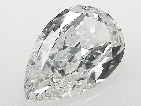 0．369ct　D，VVS2，ペアシェイプ　ダイヤモンドルース