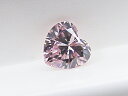 0．051ct　FANCY．PINK，SI2，ハート　ピンクダイヤモンドルース