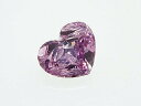 0．102ct　FANCY．INTENSE．PINK．PURPLE，I1，ハート　インテンスピンクパープルダイヤモンドルース