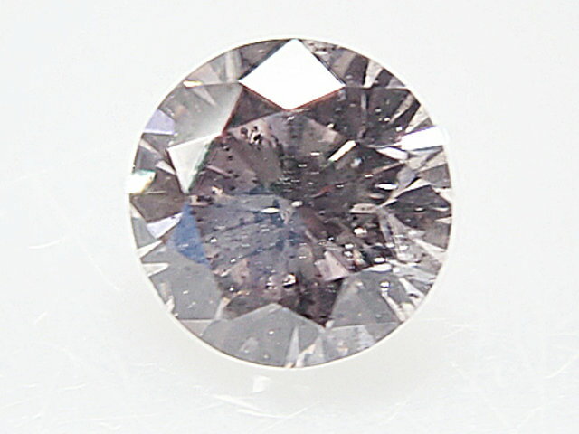 0．241ct　VERY　LIGHT　BROWNISH　PURPLISH　PINK　I1　ビンクダイヤモンド　ルース