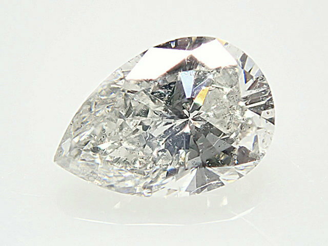 0．340ct　G　SI2　ペアシェイプ　ダイヤモンド　ルース
