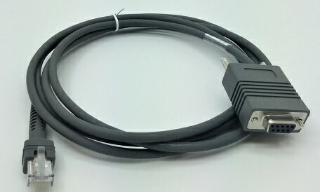 Zebra Technologies社製RS232Cケーブル 2.1M ストレート形状です。 (Motorola, Symbol)