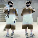 半 セットアップ ボーイズ キッズ 子供セット 上下セット 男の子 ショートパンツ 夏 夏服 ボーイズ ゆったり 子供服 可愛い
