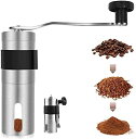 コーヒーグラインダー セット 専用ブラシ コーヒーミル手動 ステンレス セラミック