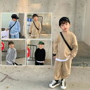 韓国子 長ズボン ジャージパンツ ロングパンツ tシャツ セットアップ 長袖 子供ジャージ 秋服 男の子 子供服 上下セット キッズ