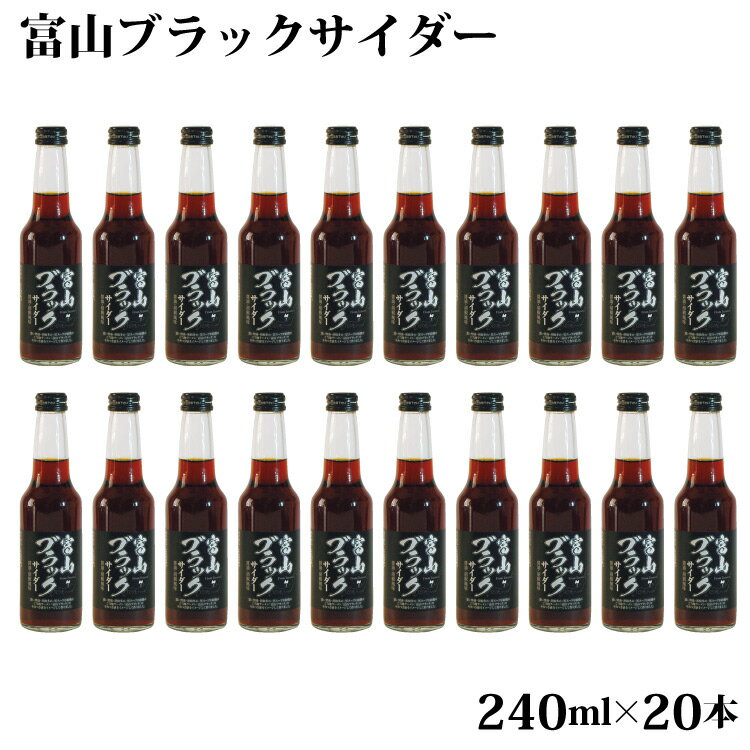 富山 お土産 送料無料 富山ブラックサイダー　20本セット箱売り送料無料セット　富山ブラックサイダー【同梱できません】 【プチ プレゼント 贈り物にも】 ※包装 非対応 【通販】【お土産 トンボ飲料 マツコの知らない世界で紹介されました【地サイダー】