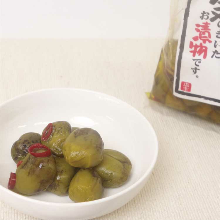 漬物 ちょい辛小茄子 160g お漬物 お漬け物 漬け物 少量 小袋 なす ナス 茄子 小なす 小茄子 小ナス