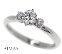 【Samantha Tiara】サマンサティアラ メインダイヤモンド 0.31ct(D VS-1 Excellent) リング 7号 PT950 プラチナ 指輪 ピンクサファイア ディズニー シンデレラ 婚約指輪 エンゲージ ブライダル ソリティア ＜鑑定書＞ 金剛石 Brandj【中古】【送料無料】RMY.T