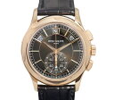 パテック フィリップ 腕時計（メンズ） 【PATEK PHILIPPE】パテックフィリップ コンプリケーション 5905R-001 アニュアルカレンダー フライバッククロノグラフ 茶色 ブラウン 文字盤 K18PG K18RG ローズゴールド 金無垢 純正レザーストラップ 純正尾錠 自動巻き メンズ【未使用品】【送料無料】【腕時計】