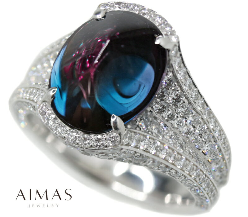 幻/極上品【MIKIMOTO】ミキモト ブラジル産アレキサンドライト 4.5ct リング 12号 PT950 プラチナ ダイヤモンド 指輪 パヴェダイヤ アレキ...
