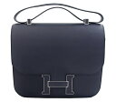 【HERMES】エルメス コンスタンス29 カルターブル カータブル ハンド ショルダー バッグ ブルーオブスキュール ネイビー 紺色 青系 黒 ブラック系 シ...