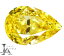 ファンシービビッドイエローダイヤモンド 0.173ct(FANCY VIVID YELLOW SI2) ルース ペアシェイプカット イエローダイヤモンドルース イエローダイヤルース 4月誕生石 色石 金剛石 裸石【ルース】【送料無料】RZL.K【製品へのオー ダー加工承ります。】