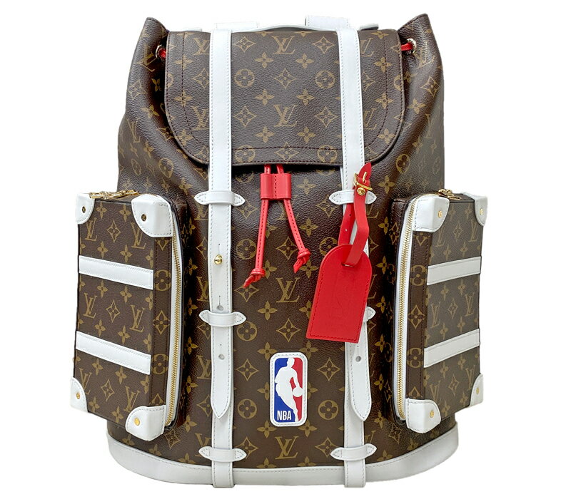 【LOUIS VUITTON】ルイヴィトン NBA カプセル・コレクション クリストファー ソフトトランク ヴァージルアブロー M45580 リュックサック バックパック ロゴ ブラウン 茶 モノグラム柄【未使用品】【送料無料】【バッグ】RGE.N