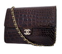 lIyCHANELzBe[WVl NR_C kv U[ `F[ V_[ Nb` obO tbv zbN RR}[N uE  S[h  I[hVl }gbZyÁzyzCrocodile Chain Shoulder Bag