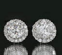 メインダイヤモンド 1.022ct (G I1) /1.254ct (F I1) ピアス PT900 プラチナ 無色透明 カラーレス ラウンドブリリアント ダイ...