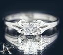 【MIKIMOTO】ミキモト ダイヤモンド 0.25ct ソリティアリング 12号 PT950 プラチナ エンゲージ ブライダル 婚約指輪 記念日 ダイヤ一粒リ...