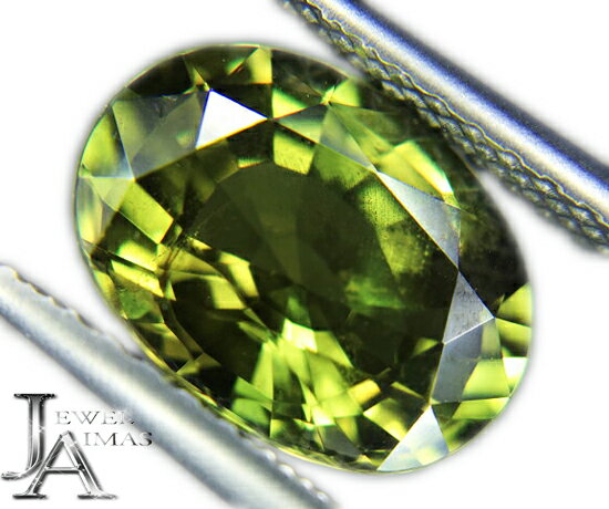 【ジュエリー】クリソベリル 2.288ct クリソベリルルース 裸石 Chrysoberyl【中古】 【製品へのオーダー加工承ります。ご相談ください。】