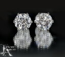 ダイヤモンド 1.124ct (G SI2) / 1.106ct (G SI2) ピアス PT900 プラチナ ダイヤモンドピアス ダイヤピアス ダイヤ一粒ピア...