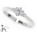 メインダイヤモンド 0.244ct (G SI2) ソリティアリング 8号 PT900 プラチナ 指輪 ラウンドブリリアント ダイヤモンドリング ダイヤ一粒リン...