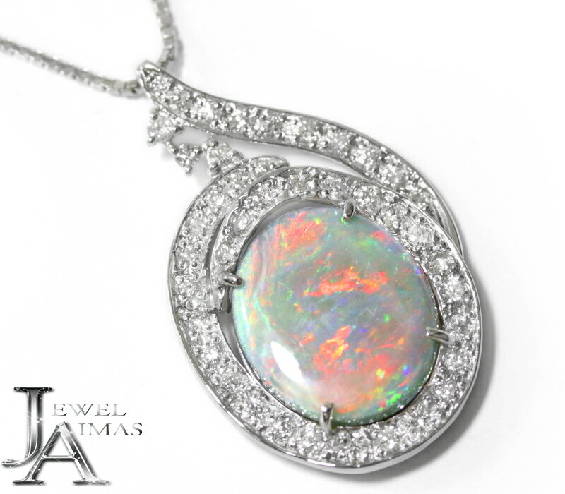 ブラックオパール8.79ctネック...