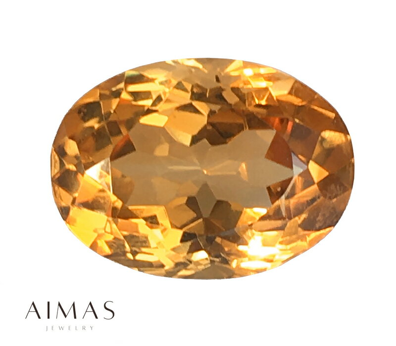 ゴールデンシトリン 12.75ct ルース ◆ オーバルカット シトリンルース 大粒 11月誕生石 裸石 【ルース 送料無料】RMG.E/BS 【製品へのオーダー加工承ります】