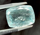 アクアマリン 17.55ct ルース ◆ クッションカット スクエア 大粒 大ぶり 宝石 アクアマリンルース アクワマリン 3月誕生石 裸石【ルース 送料無料】RGE.E/BS【製品へのオーダー加工承ります】