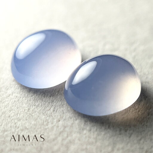 【2点セット】 ブルーカルセドニー 計6.16ct ルース 2ピース1ペア ◆ カボションカット オーバル ブルーカルセドニールース カルセドニ 3ctアップ 裸石 【ルース 送料無料】【製品へのオーダー加工承ります】RLY.E 【2点セット】 ブルーカルセドニー 計6.16ct ルース 2ピース1ペア ◆ カボションカット オーバル ブルーカルセドニールース カルセドニ 3ctアップ 裸石 【ルース 送料無料】【製品へのオーダー加工承ります】RLY.E