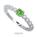 【セール】デマントイドガーネット 0.25ct リング 12号 PT900 プラチナ 指輪 ダイヤモンド ハーフエタニティ ミル打ち ミルグレイン 普段使い シンプル ギフト プレゼント ご褒美 記念日 1月誕生石 希少石 レアストーン【新品】【ジュエリー】【送料無料】RGB.MA(4)